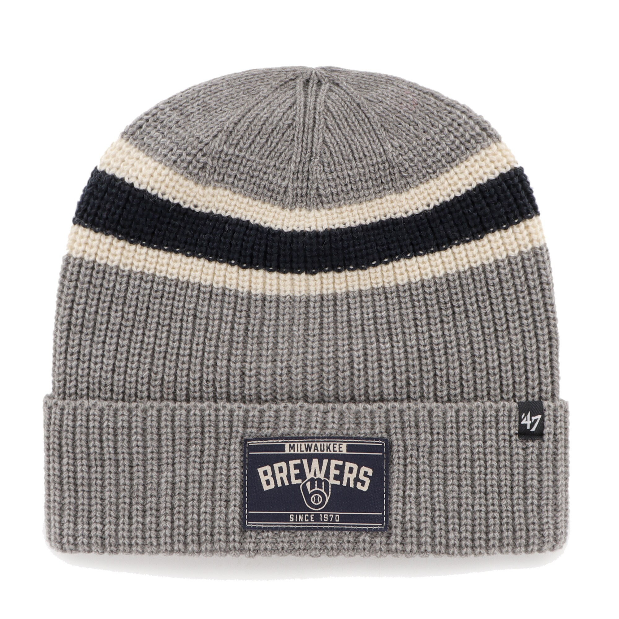 Milwaukee Brewers Pro Shop – mens milwaukee brewers 47 graphite penobscot cuffed knit hat Team Clothing and Headwear Milwaukee Brewers Pro Shop – mens milwaukee brewers 47 graphite penobscot cuffed knit hat Team Clothing and Headwear