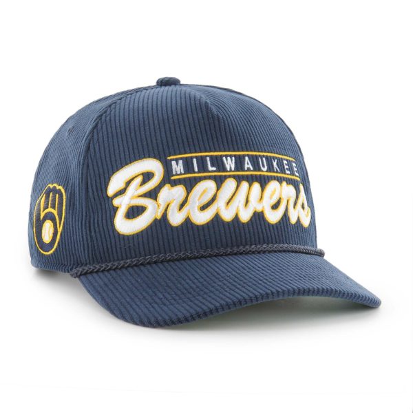 Milwaukee Brewers Pro Shop – mens milwaukee brewers 47 navy corduroy hitch adjustable hat Team Clothing and Headwear
