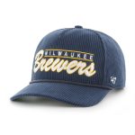Milwaukee Brewers Pro Shop – mens milwaukee brewers 47 navy corduroy hitch adjustable hat Team Clothing and Headwear
