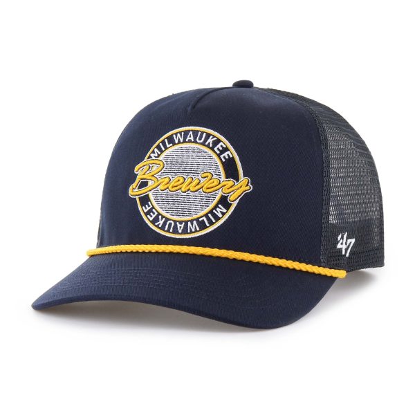Milwaukee Brewers Pro Shop – mens milwaukee brewers 47 navy promenade hitch adjustable hat Team Clothing and Headwear