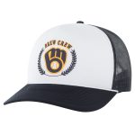 Milwaukee Brewers Pro Shop – mens milwaukee brewers 47 navy retro region foam trucker adjustable hat Team Clothing and Headwear