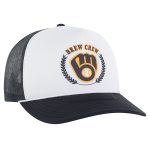 Milwaukee Brewers Pro Shop – mens milwaukee brewers 47 navy retro region foam trucker adjustable hat Team Clothing and Headwear