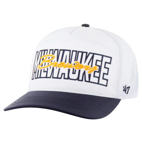 Milwaukee Brewers Pro Shop – mens milwaukee brewers 47 white lineman hitch adjustable hat Team Clothing and Headwear