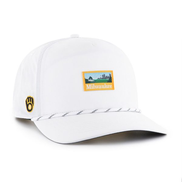 Milwaukee Brewers Pro Shop – mens milwaukee brewers 47 white vacation golf hitch adjustable hat Team Clothing and Headwear