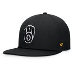 Milwaukee Brewers Pro Shop – mens milwaukee brewers fanatics black walk-off bullpen snapback hat Team Clothing and Headwear