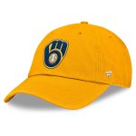 Milwaukee Brewers Pro Shop – mens milwaukee brewers fanatics gold core adjustable hat Team Clothing and Headwear
