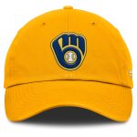 Milwaukee Brewers Pro Shop – mens milwaukee brewers fanatics gold core adjustable hat Team Clothing and Headwear