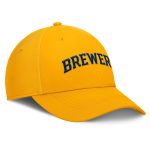 Milwaukee Brewers Pro Shop – mens milwaukee brewers fanatics gold core flex hat Team Clothing and Headwear