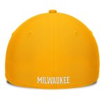 Milwaukee Brewers Pro Shop – mens milwaukee brewers fanatics gold core flex hat Team Clothing and Headwear