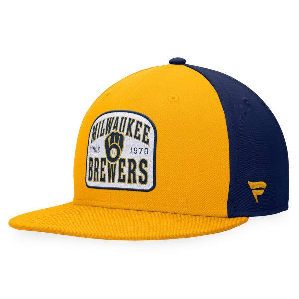Milwaukee Brewers Pro Shop – mens milwaukee brewers fanatics goldnavy cycle snapback hat Team Clothing and Headwear