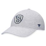 Milwaukee Brewers Pro Shop – mens milwaukee brewers fanatics gray logo adjustable hat Team Clothing and Headwear