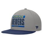 Milwaukee Brewers Pro Shop – mens milwaukee brewers fanatics graynavy line drive two-tone snapback hat Team Clothing and Headwear
