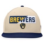 Milwaukee Brewers Pro Shop – mens milwaukee brewers fanatics khakinavy cycle snapback hat Team Clothing and Headwear