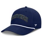 Milwaukee Brewers Pro Shop – mens milwaukee brewers fanatics navy clubhouse foul ball a-frame adjustable hat Team Clothing and Headwear