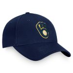 Milwaukee Brewers Pro Shop – mens milwaukee brewers fanatics navy core adjustable hat Team Clothing and Headwear