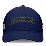 Milwaukee Brewers Pro Shop – mens milwaukee brewers fanatics navy fundamental tag flex hat Team Clothing and Headwear