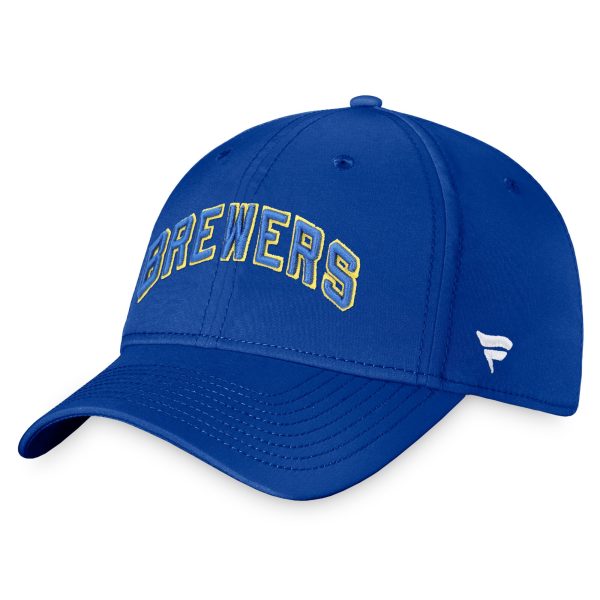 Milwaukee Brewers Pro Shop – mens milwaukee brewers fanatics royal cooperstown core flex hat Team Clothing and Headwear