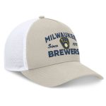 Milwaukee Brewers Pro Shop – mens milwaukee brewers fanatics stone a-frame trucker adjustable hat Team Clothing and Headwear