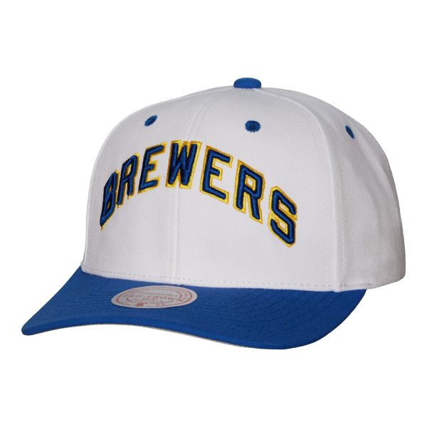 Milwaukee Brewers Pro Shop – mens milwaukee brewers mitchell  ness white cooperstown collection pro crown snapback hat Team Clothing and Headwear