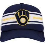 Milwaukee Brewers Pro Shop – mens milwaukee brewers navy sideline trucker adjustable hat Team Clothing and Headwear
