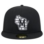 Milwaukee Brewers Pro Shop – mens milwaukee brewers new era black 2025 clubhouse 59fifty fitted hat Team Clothing and Headwear
