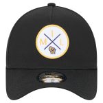 Milwaukee Brewers Pro Shop – mens milwaukee brewers new era black 9forty a-frame adjustable hat Team Clothing and Headwear