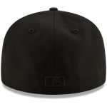 Milwaukee Brewers Pro Shop – mens milwaukee brewers new era black black on black 59fifty fitted hat Team Clothing and Headwear