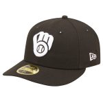 Milwaukee Brewers Pro Shop – mens milwaukee brewers new era black low profile 59fifty fitted hat Team Clothing and Headwear