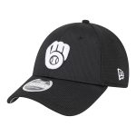 Milwaukee Brewers Pro Shop – mens milwaukee brewers new era black pivot 9forty adjustable hat Team Clothing and Headwear