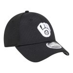 Milwaukee Brewers Pro Shop – mens milwaukee brewers new era black pivot 9forty adjustable hat Team Clothing and Headwear