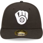 Milwaukee Brewers Pro Shop – mens milwaukee brewers new era black  white low profile 59fifty fitted hat Team Clothing and Headwear