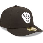 Milwaukee Brewers Pro Shop – mens milwaukee brewers new era black  white low profile 59fifty fitted hat Team Clothing and Headwear