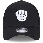 Milwaukee Brewers Pro Shop – mens milwaukee brewers new era blackwhite neo 39thirty flex hat Team Clothing and Headwear