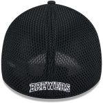Milwaukee Brewers Pro Shop – mens milwaukee brewers new era blackwhite neo 39thirty flex hat Team Clothing and Headwear