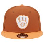 Milwaukee Brewers Pro Shop – mens milwaukee brewers new era brown spring color two-tone 9fifty snapback hat Team Clothing and Headwear