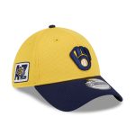 Milwaukee Brewers Pro Shop – mens milwaukee brewers new era goldnavy 2025 spring training 39thirty flex hat Team Clothing and Headwear