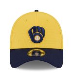 Milwaukee Brewers Pro Shop – mens milwaukee brewers new era goldnavy 2025 spring training 39thirty flex hat Team Clothing and Headwear