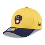 Milwaukee Brewers Pro Shop – mens milwaukee brewers new era goldnavy 2025 spring training 9forty adjustable hat Team Clothing and Headwear