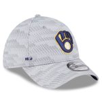 Milwaukee Brewers Pro Shop – mens milwaukee brewers new era gray 2025 mlb clubhouse 39thirty flex hat Team Clothing and Headwear