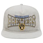 Milwaukee Brewers Pro Shop – mens milwaukee brewers new era gray corduroy golfer snapback hat Team Clothing and Headwear