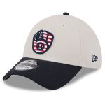 Milwaukee Brewers Pro Shop – mens milwaukee brewers new era khakiblack 2024 fourth of july 39thirty flex hat Team Clothing and Headwear