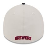 Milwaukee Brewers Pro Shop – mens milwaukee brewers new era khakiblack 2024 fourth of july 39thirty flex hat Team Clothing and Headwear