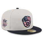 Milwaukee Brewers Pro Shop – mens milwaukee brewers new era khakiblack 2024 fourth of july 59fifty fitted hat Team Clothing and Headwear