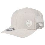 Milwaukee Brewers Pro Shop – mens milwaukee brewers new era light beige flawless 9seventy stretch-snap hat Team Clothing and Headwear
