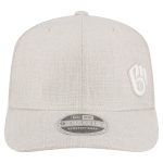 Milwaukee Brewers Pro Shop – mens milwaukee brewers new era light beige flawless 9seventy stretch-snap hat Team Clothing and Headwear