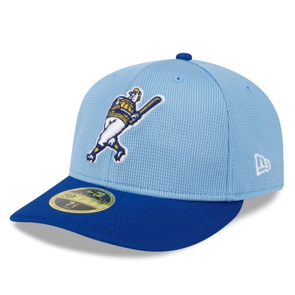 Milwaukee Brewers Pro Shop – mens milwaukee brewers new era light blue 2025 batting practice low profile 59fifty fitted hat Team Clothing and Headwear