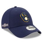 Milwaukee Brewers Pro Shop – mens milwaukee brewers new era navy 2024 mlb postseason side patch 9forty adjustable hat Team Clothing and Headwear