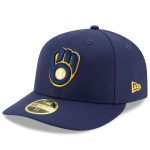 Milwaukee Brewers Pro Shop – mens milwaukee brewers new era navy 2024 mlb postseason side patch low profile 59fifty fitted hat Team Clothing and Headwear