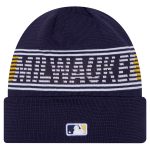Milwaukee Brewers Pro Shop – mens milwaukee brewers new era navy authentic collection cuffed knit hat Team Clothing and Headwear