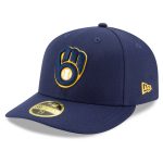 Milwaukee Brewers Pro Shop – mens milwaukee brewers new era navy authentic collection on-field low profile 59fifty fitted hat Team Clothing and Headwear